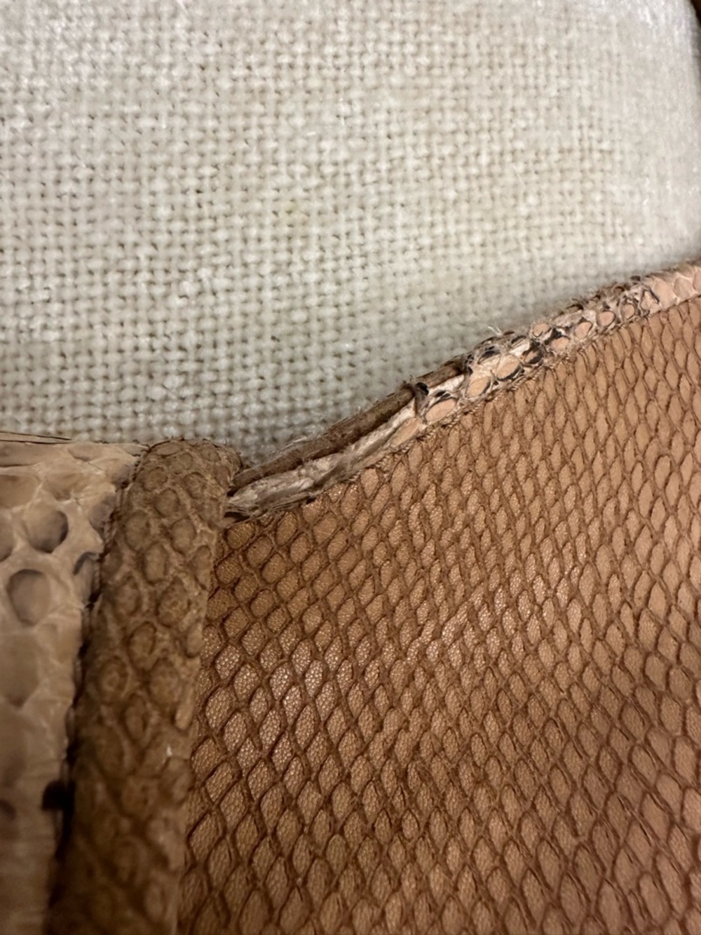 Jimmy Choo Rahmyn Hobo Bag Snake-Embossed Leather - Picture 6 of 13